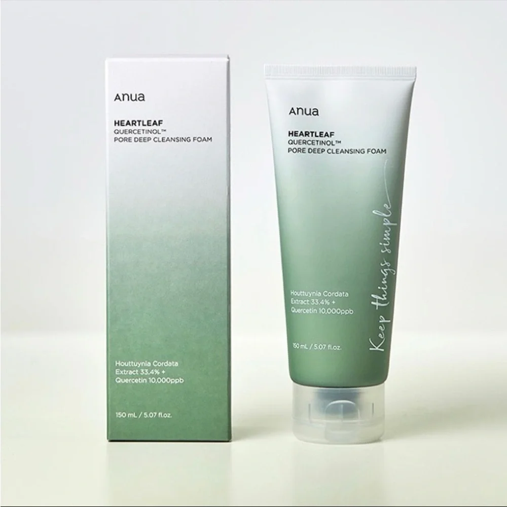 ANUA Heartleaf Quercetinol Pore Deep Cleansing Foam 150ml AUTHENTIC